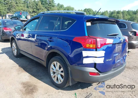 2014 Toyota Rav4 Limited from USA, damaged, VIN 2T3DFREV0EW227166